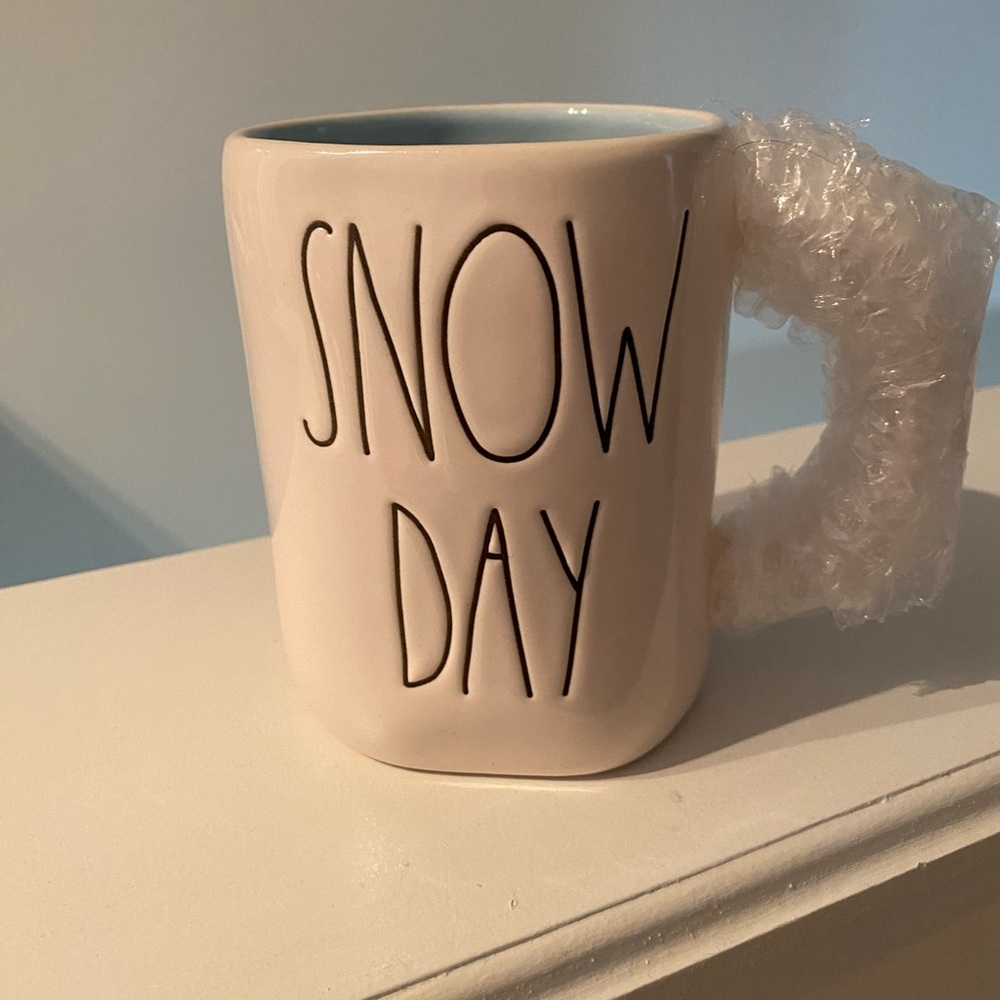 Rae Dunn Artisan Collection Mug Snow Day Double Sided Winter Holiday Christmas